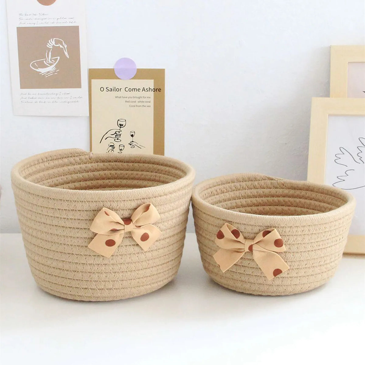 Bow Knot Storage Basket
