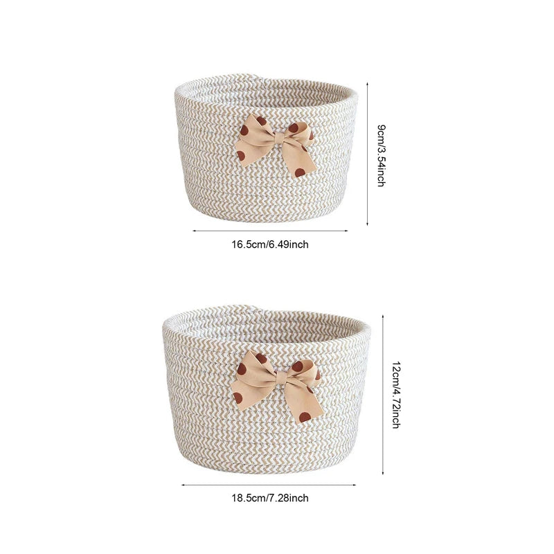 Bow Knot Storage Basket