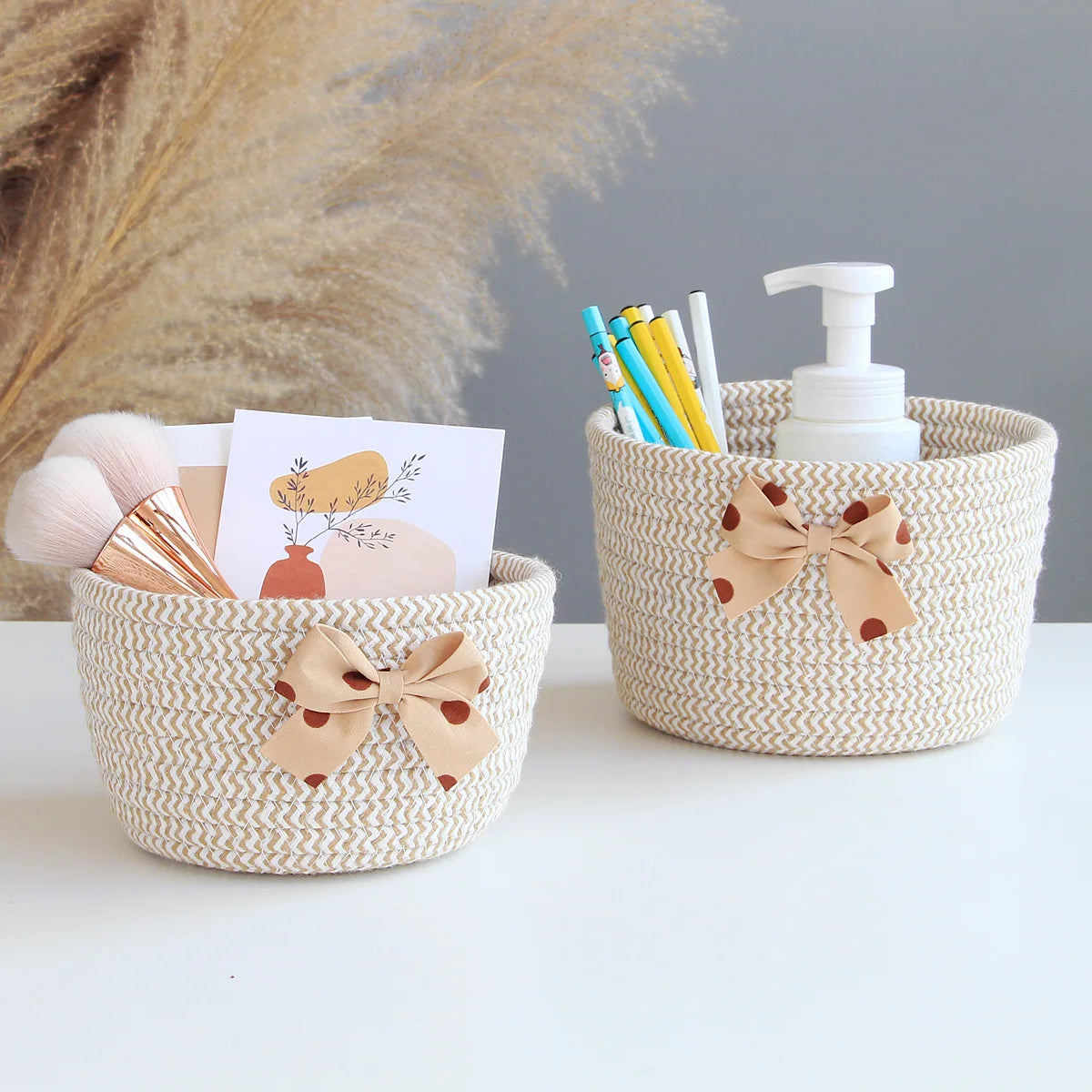 Bow Knot Storage Basket